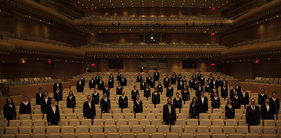 The Audi Young Persons' Choral Academy at "Maison symphonique" in Montréal