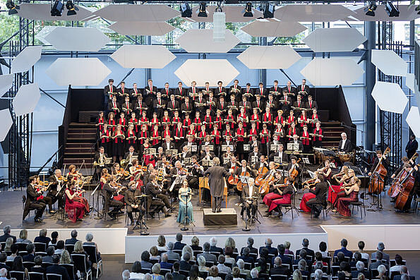 Die Audi Jugendchorakademie bei den Sommerkonzerten