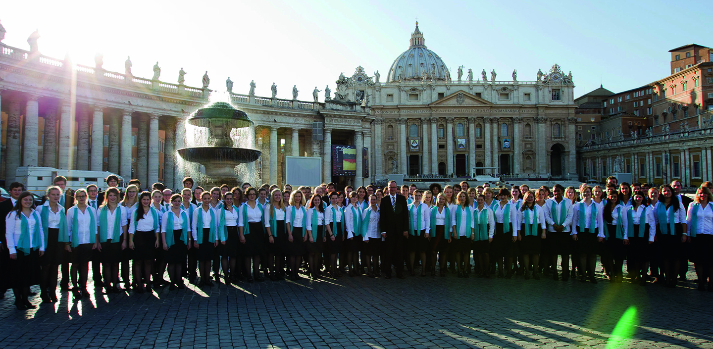 Konzert der Audi Jugendchorakademie für Papst Benedikt XVI. im Oktober 2011