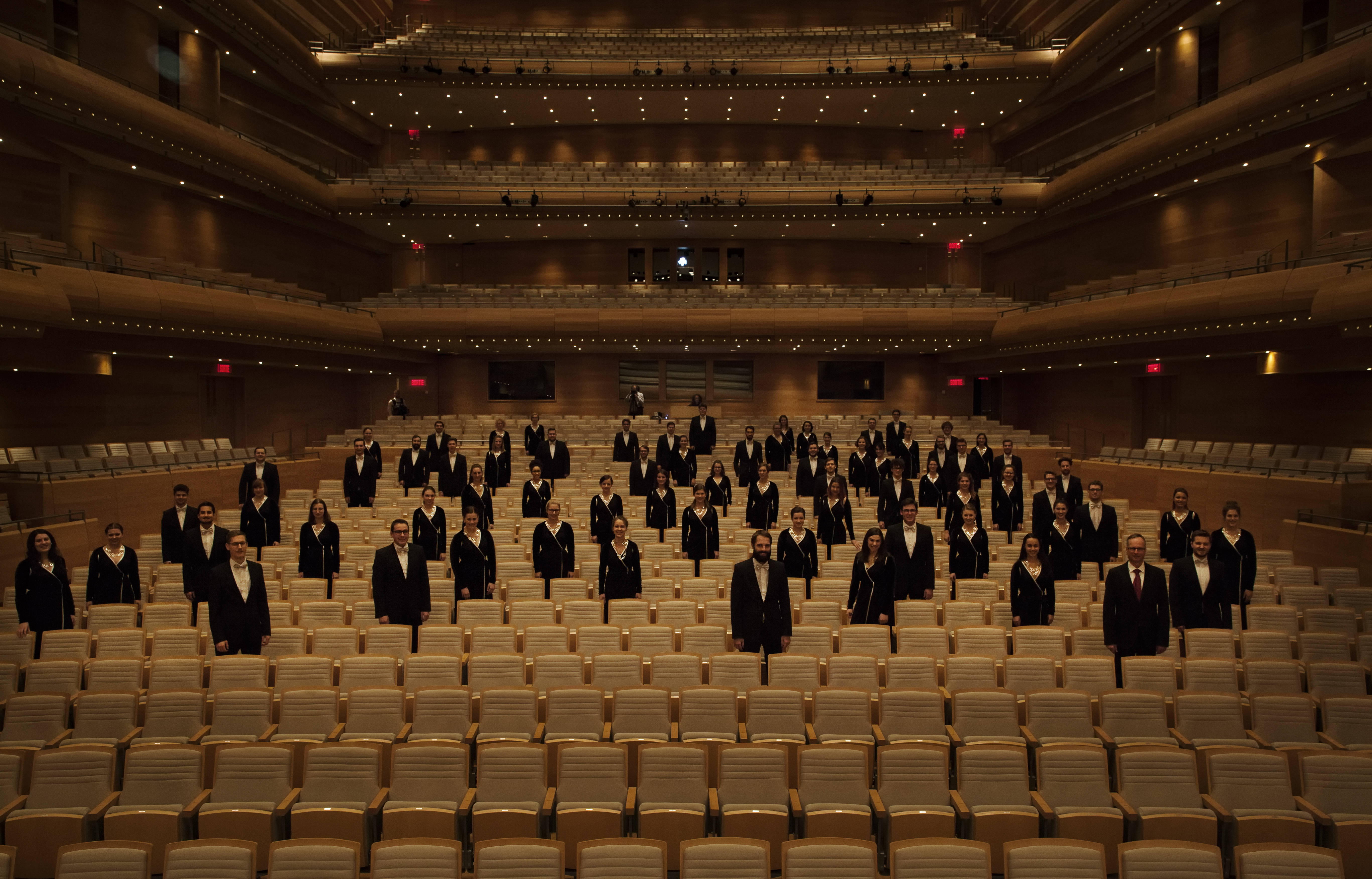 Die Audi Jugendchorakademie in der "Maison symphonique in Montréal"